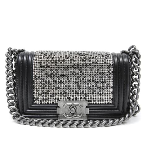 chanel crystal boy bag price|More.